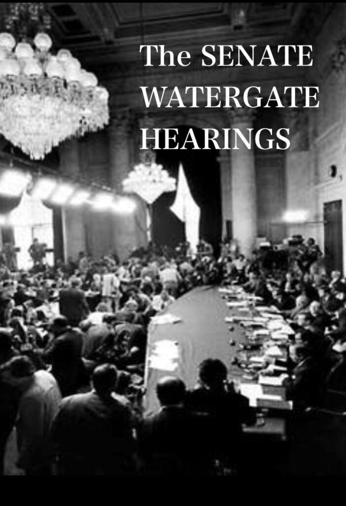The Senate Watergate Hearings that I watched during middle school.Part of autobiography of Dr. Anthony J. Carbone, Son in the Shadow of a Green Beret Hero