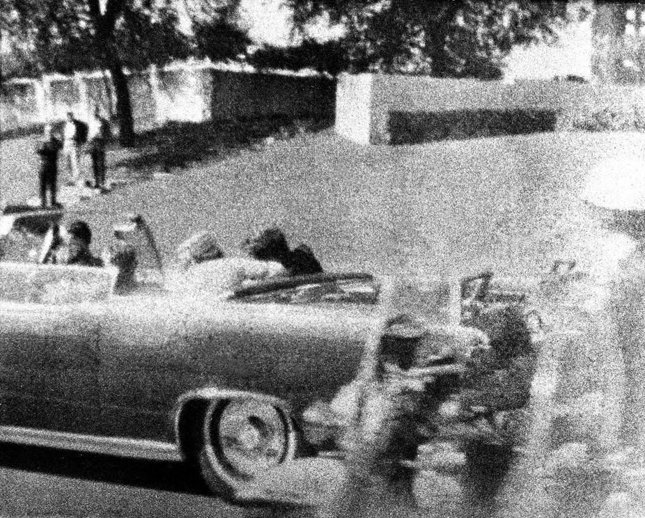 John F. Kennedy in the presidential limousine the moment he was assassinated by unknown assassin on the Grassy Knoll in Dealy Plaza, Texas on November 22, 1963.Dr. Carbone’s Autobiography: A Son in the Shadow of a Green Beret Hero