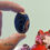 Thumbnail: Iridescent black agate gemstone for spiritual gem art and statement jewelry