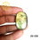 Thumbnail: Oval-shaped labradorite crystal cabochon with glowing blue flash
