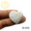 Thumbnail: Rare heart-shaped howlite crystal with smooth finish and soft white marbling