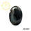 Thumbnail: Black agate cabochon for evil eye pendant