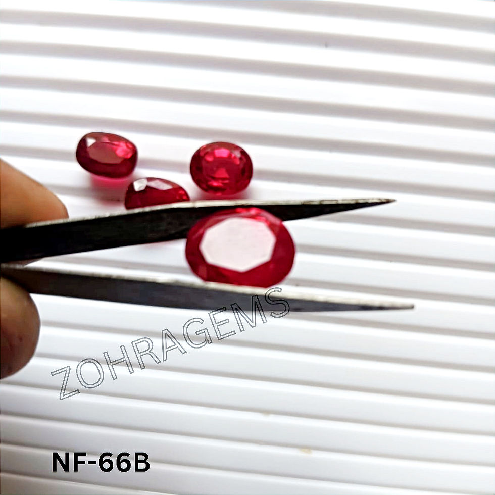 Thumbnail: Ruby Birthstone Set – Elegant Red Stones for Jewelry Making