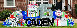 Mega Cake with Silver Mega Numbers.JPG