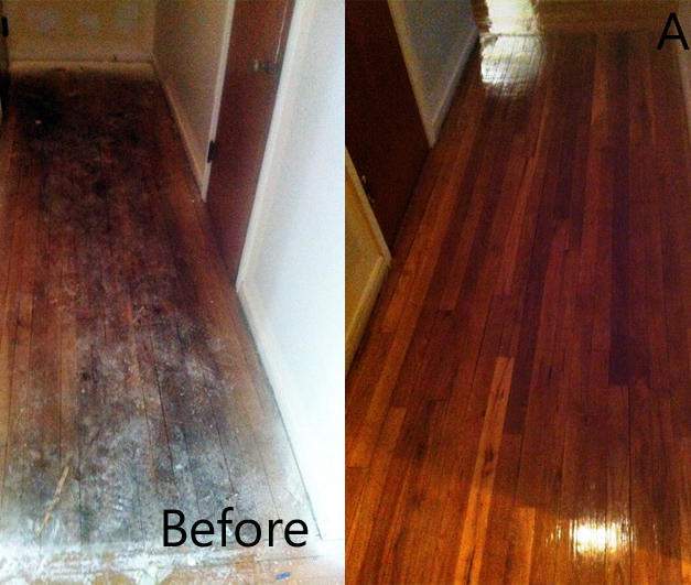 Refinish hardwood floors