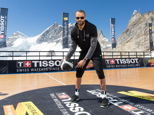 TISSOT x Tony Parker少女峰上籃球較勁