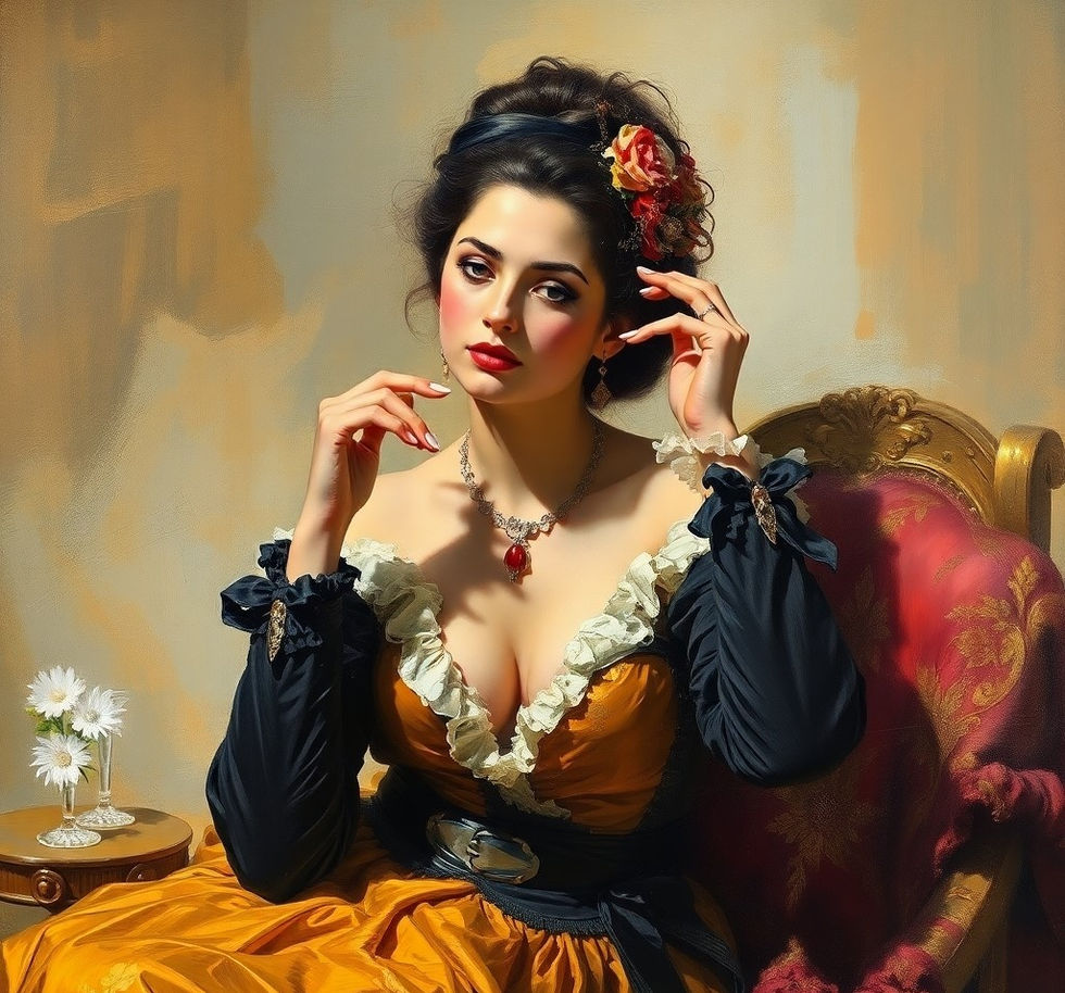 Dipinto ad olio raffigurante personaggio in stile moderno, interpretazione espressiva contemporanea – Silvana Orlando