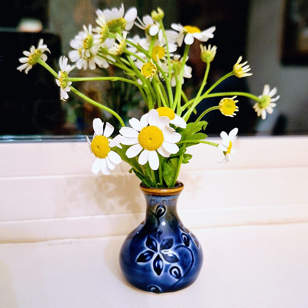 Thumbnail: Amphora Bud Vase with Flowers