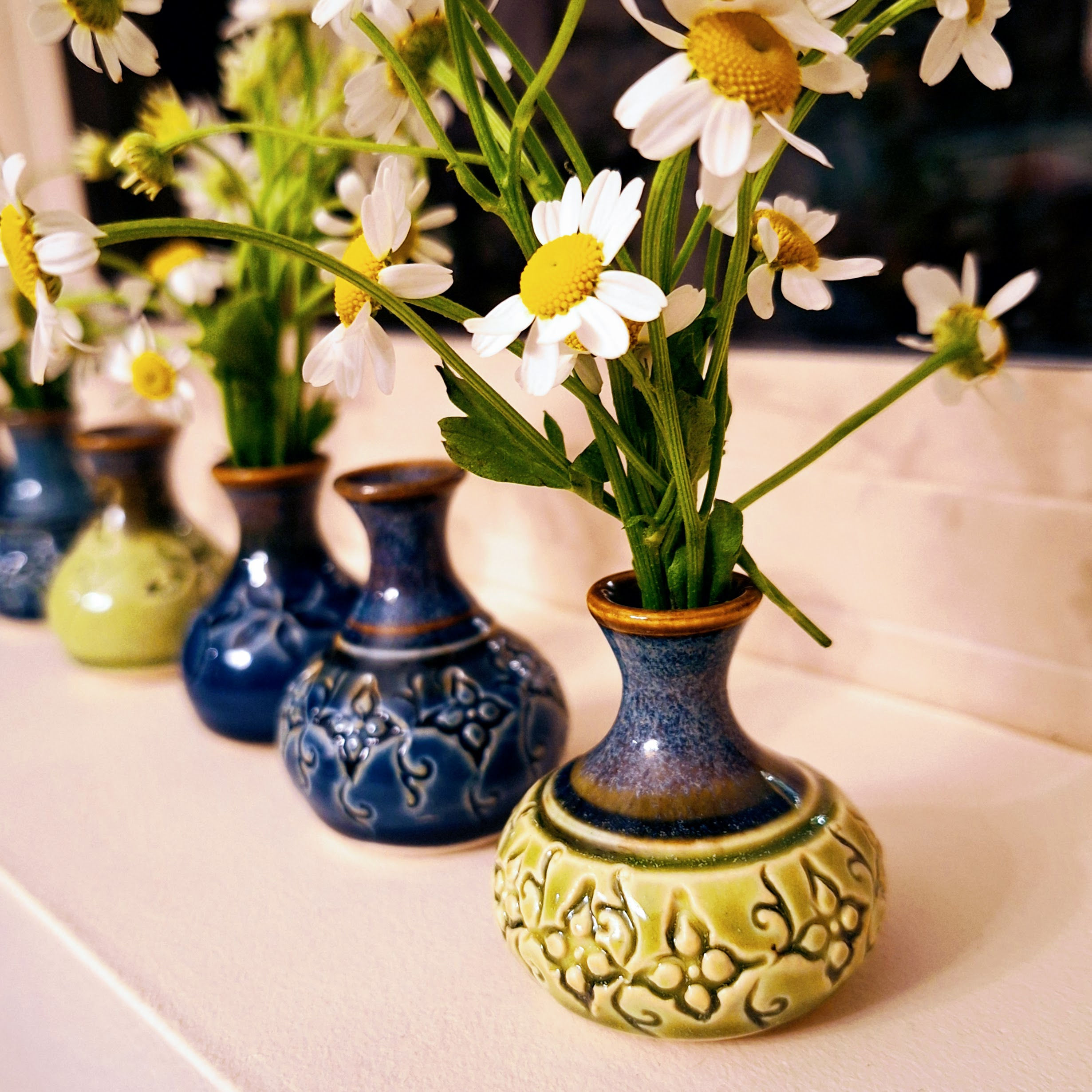 Amphora Bud Vase with full pattern