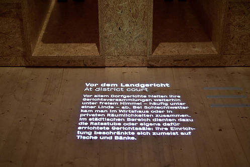 Alles was Recht ist, Grafische Ausstellungsgestaltung, Informationsdesign Interaktiva, Orientierungssystem, Drucksorten, Kampagne