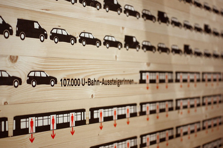 Grafische Ausstellungsgestaltung „Am Puls der Stadt“, Wien Museum