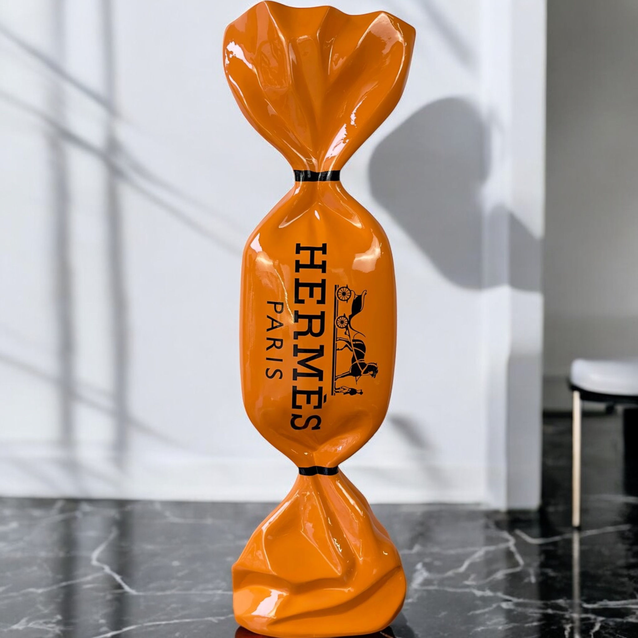 Sculpture Bonbon design Hermes 