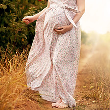 Pregnant Woman in Nature