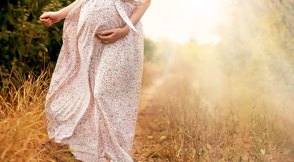 Pregnant Woman in Nature