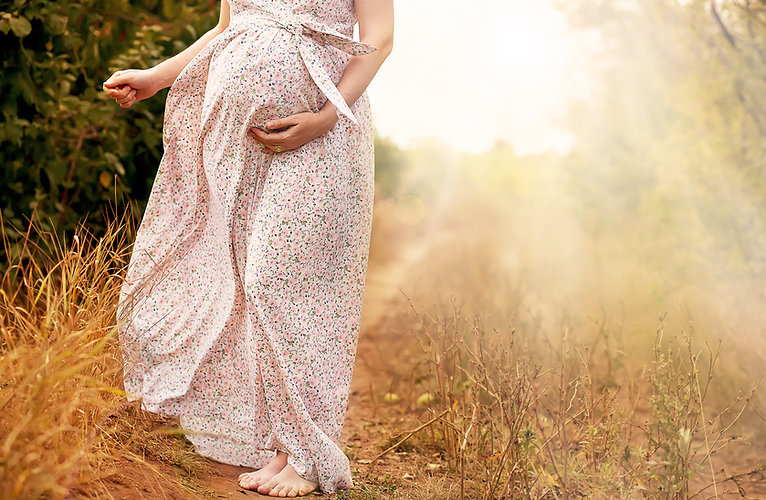 Pregnant Woman in Nature