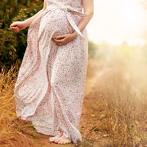 Pregnant Woman in Nature