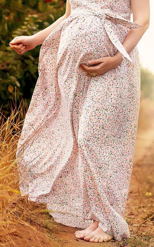Pregnant Woman Outdoors