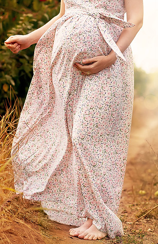 Pregnant Woman in Nature