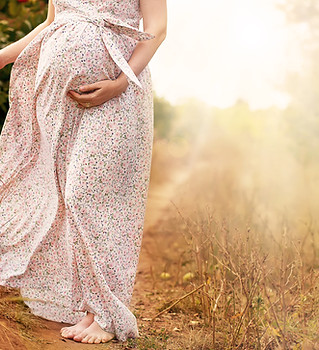 Pregnant Woman in Nature