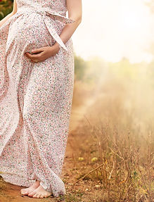 Pregnant Woman in Nature
