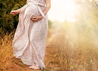 Pregnant Woman in Nature
