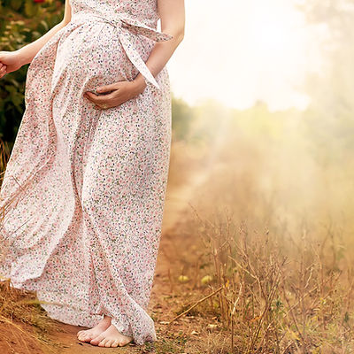 Pregnant Woman in Nature