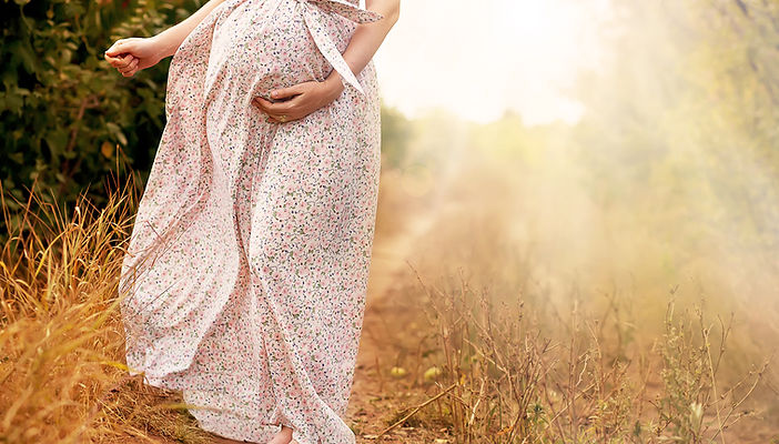 Pregnant Woman in Nature