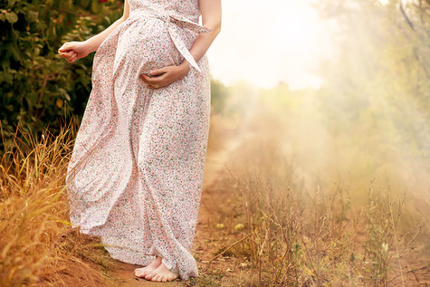 Pregnant Woman in Nature