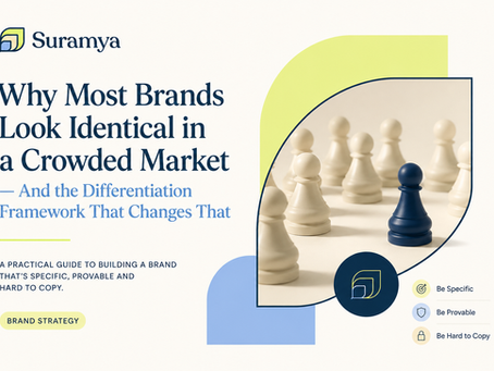 Why Most Brands Look Identical in a Crowded Market — And the Differentiation Framework That Changes That