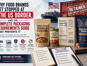 Food Packaging Design Requirements USA : The Complete Packaging Requirements Guide That Prevents It