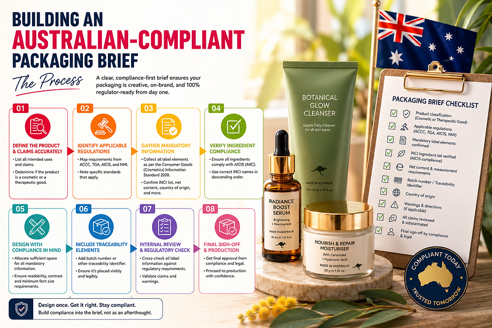 Australian-Compliant Packaging Process