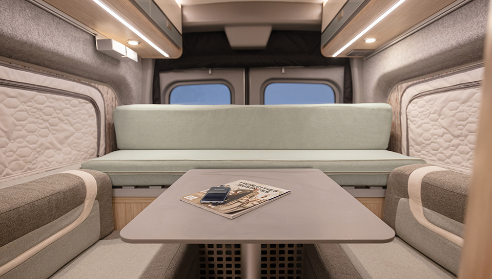 the interior of Winnebago's ERV2