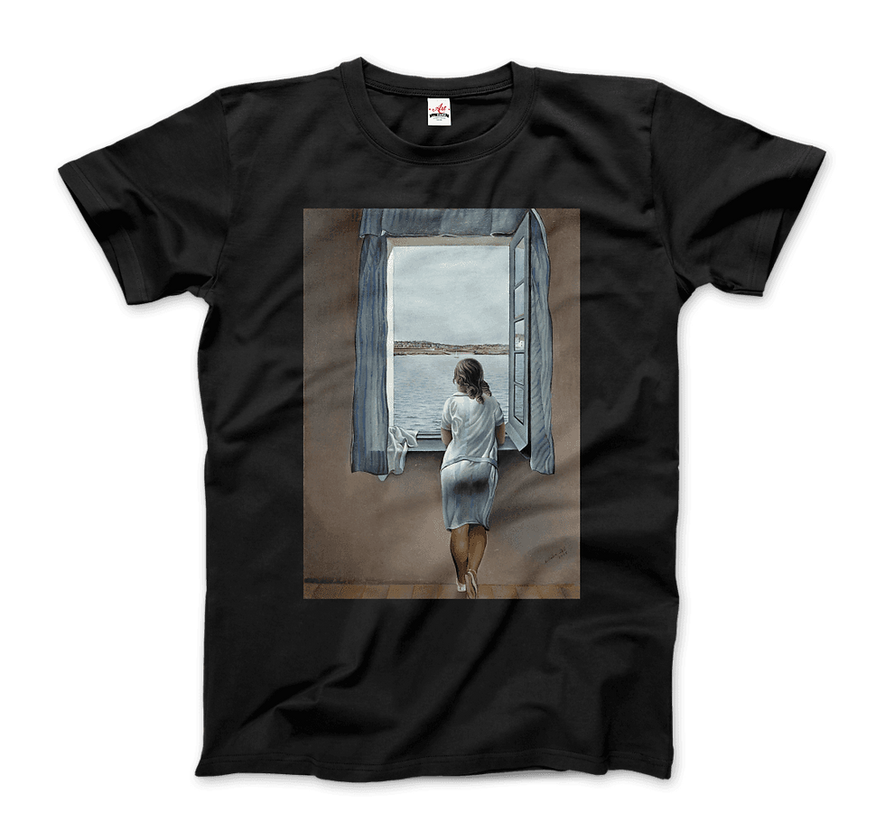 Thumbnail: Salvador Dali Young Woman at a Window Artwork T-Shirt