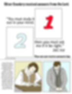 Oliver Cowdery receives answers to his questions, free LDS coloring page for come follow me 2025