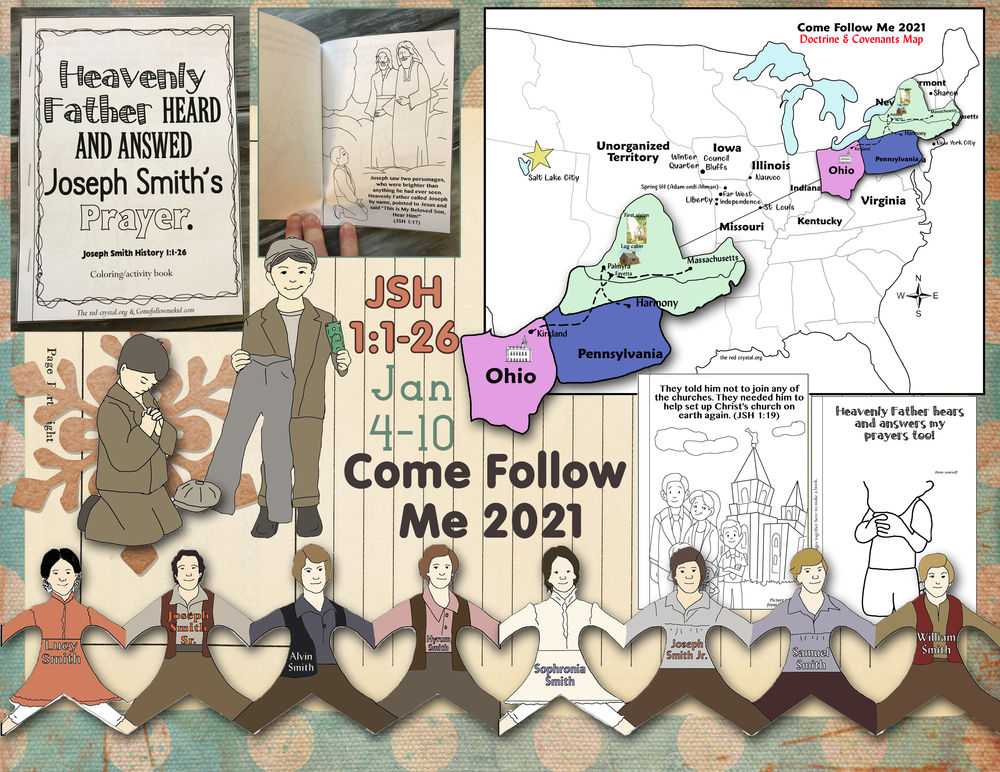 Come Follow Me 2021, JSH 1:1-26, Jan 4-10, Free LDS Primary lesson helps.