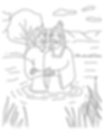 Páginas para colorear SUD gratuitas del bautismo de Jesús