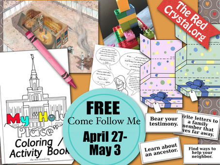 April 27- May 3, Free Come Follow Me, LDS Primary lesson helps