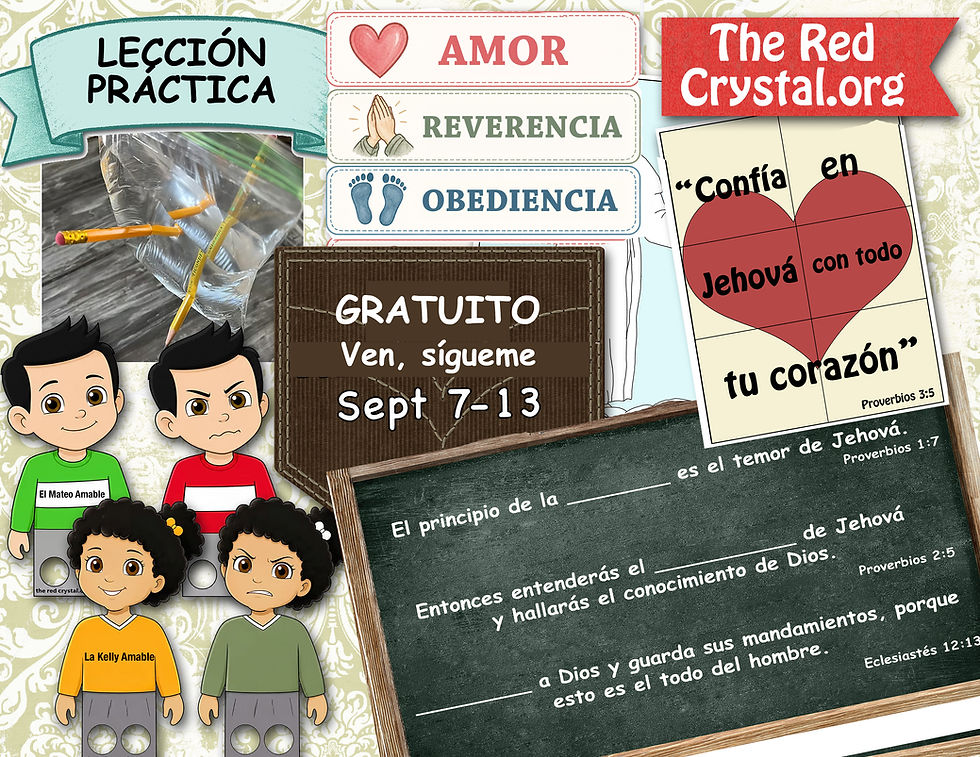 Ven Sígueme, Recursos SUD gratuitos para la Primaria. Sept 7-13, Proverbios 1-4; 15-16; 22; 31; Eclesiastés 1-3; 11-12