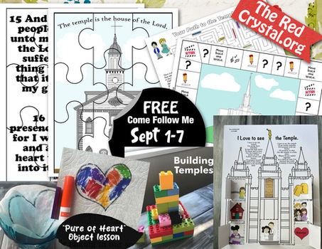 Free, Come Follow Me, Sept 1-7, Primary lesson helps