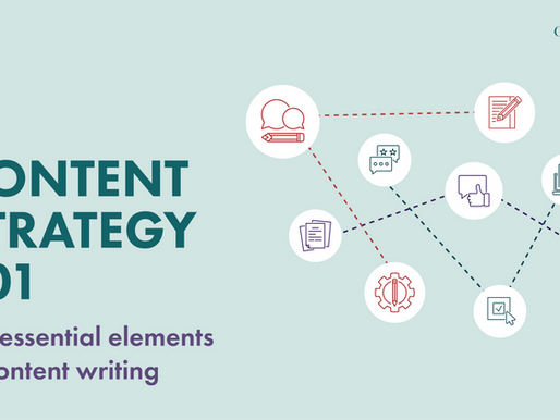 Content Strategy 101: the essential elements of content writing