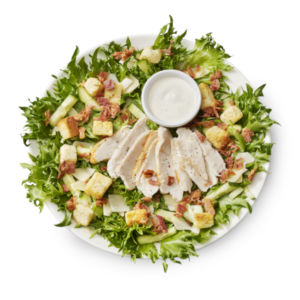 Kana-pekoni-caesarsalaatti
