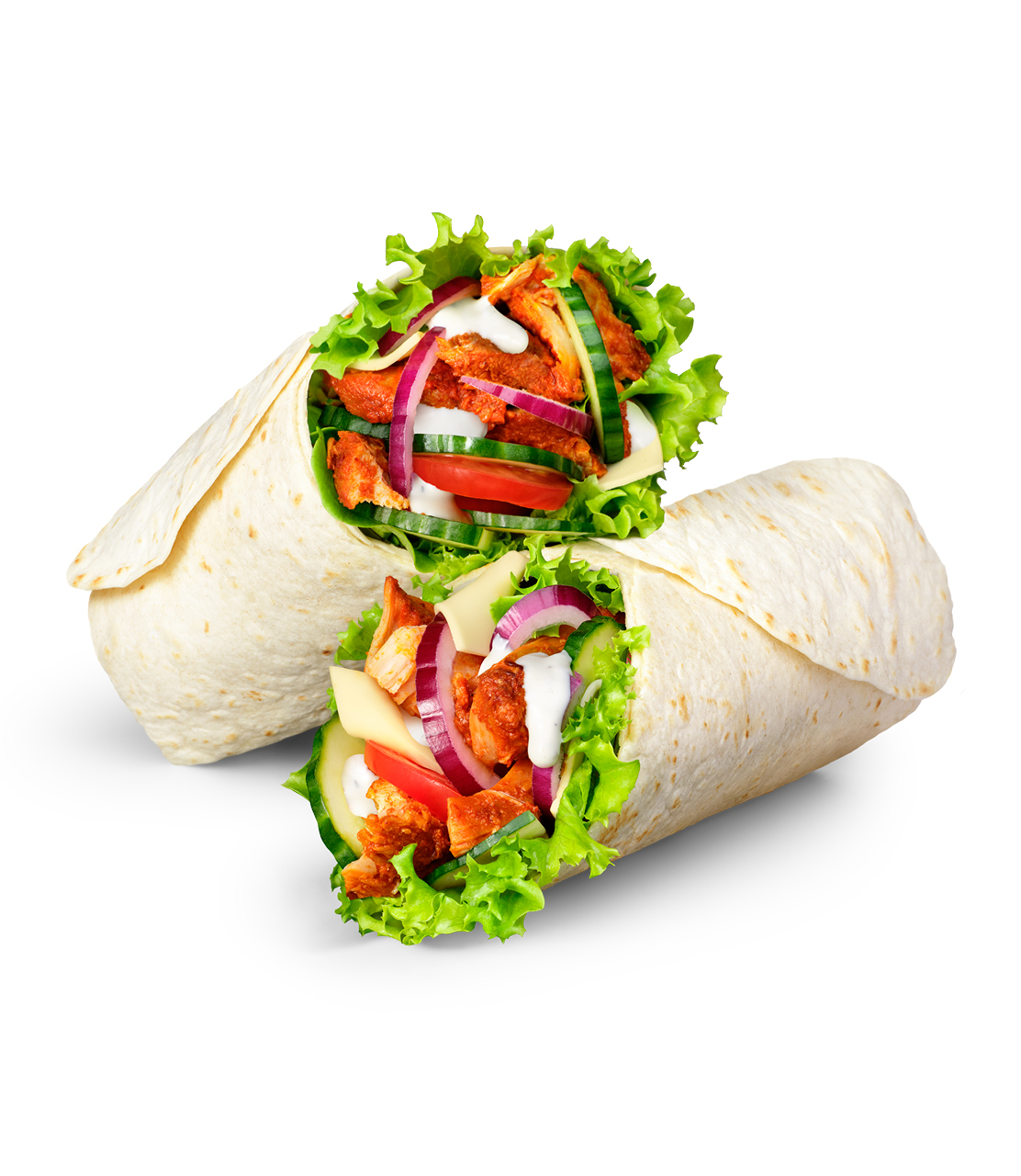 Korean Chicken Wrap