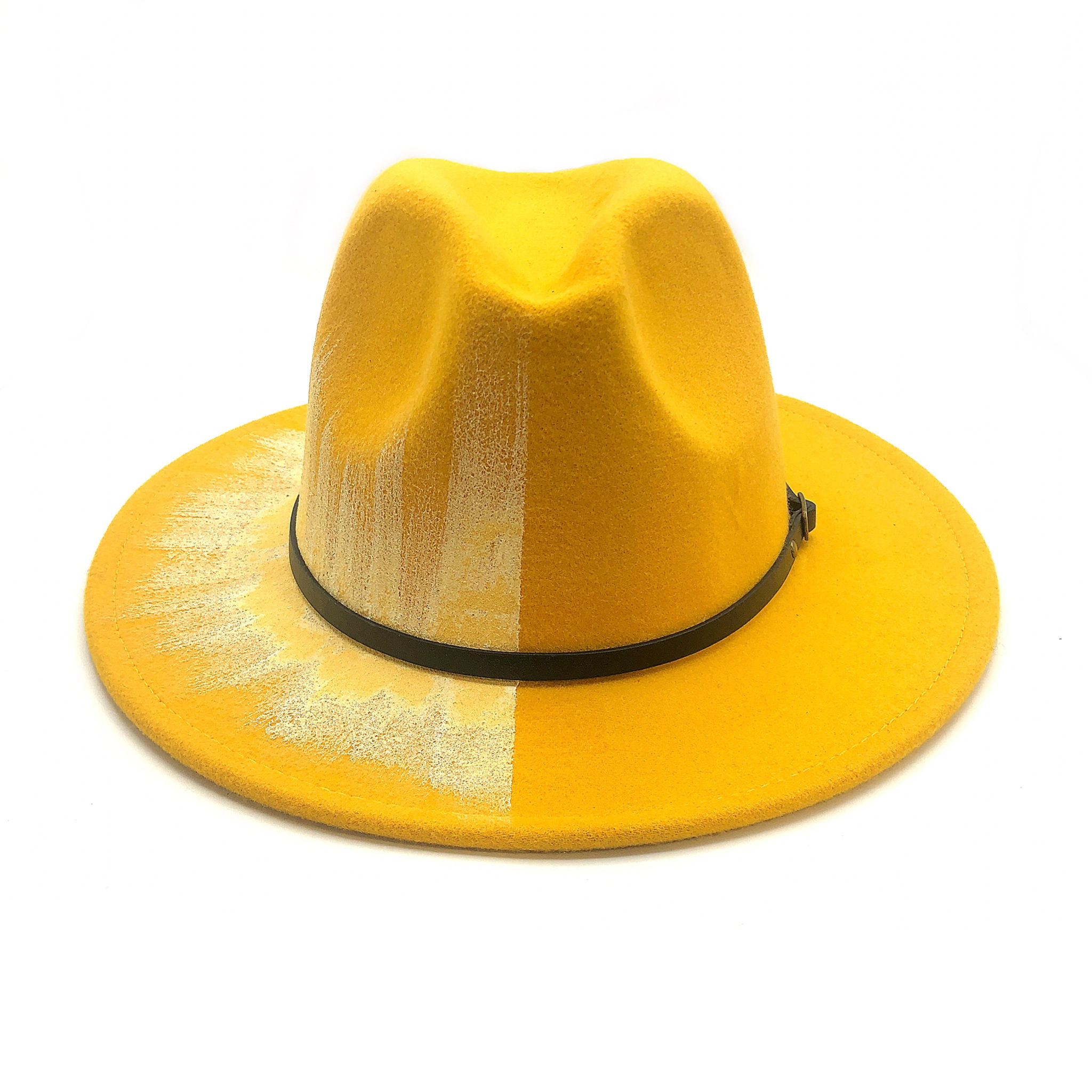 Fader in Yellow & White with Leather Band