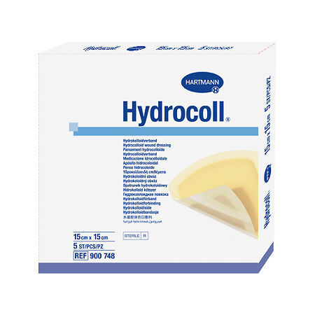 Повязка Гидроколл/Hydrocoll гидроколлоидная 15 х 15 см, 5 шт.