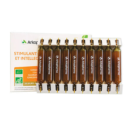 Миниатюра: Arkopharma Stimulant Physique Биостимулятор и энергия 10 мл ампулы, 20 шт.