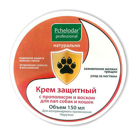 Pchelodar Крем защитный с прополисом и воском для лап, 60г