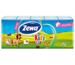 Платки носовые Зева Кидс детские, 10х10 шт.