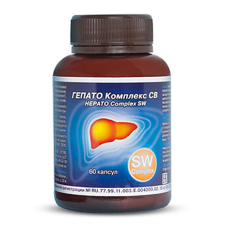 Гепато Комплекс СВ 350 мг капсулы, 60 шт. | Tevaherb