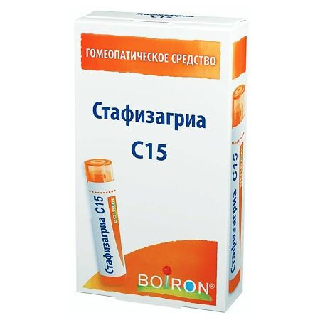 Стафизагриа C15 гранулы гомеопатические, 4 г