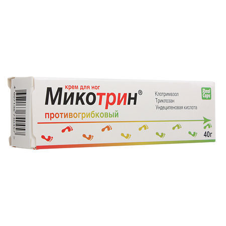 Миниатюра: Микотрин, крем для ног 40 мл